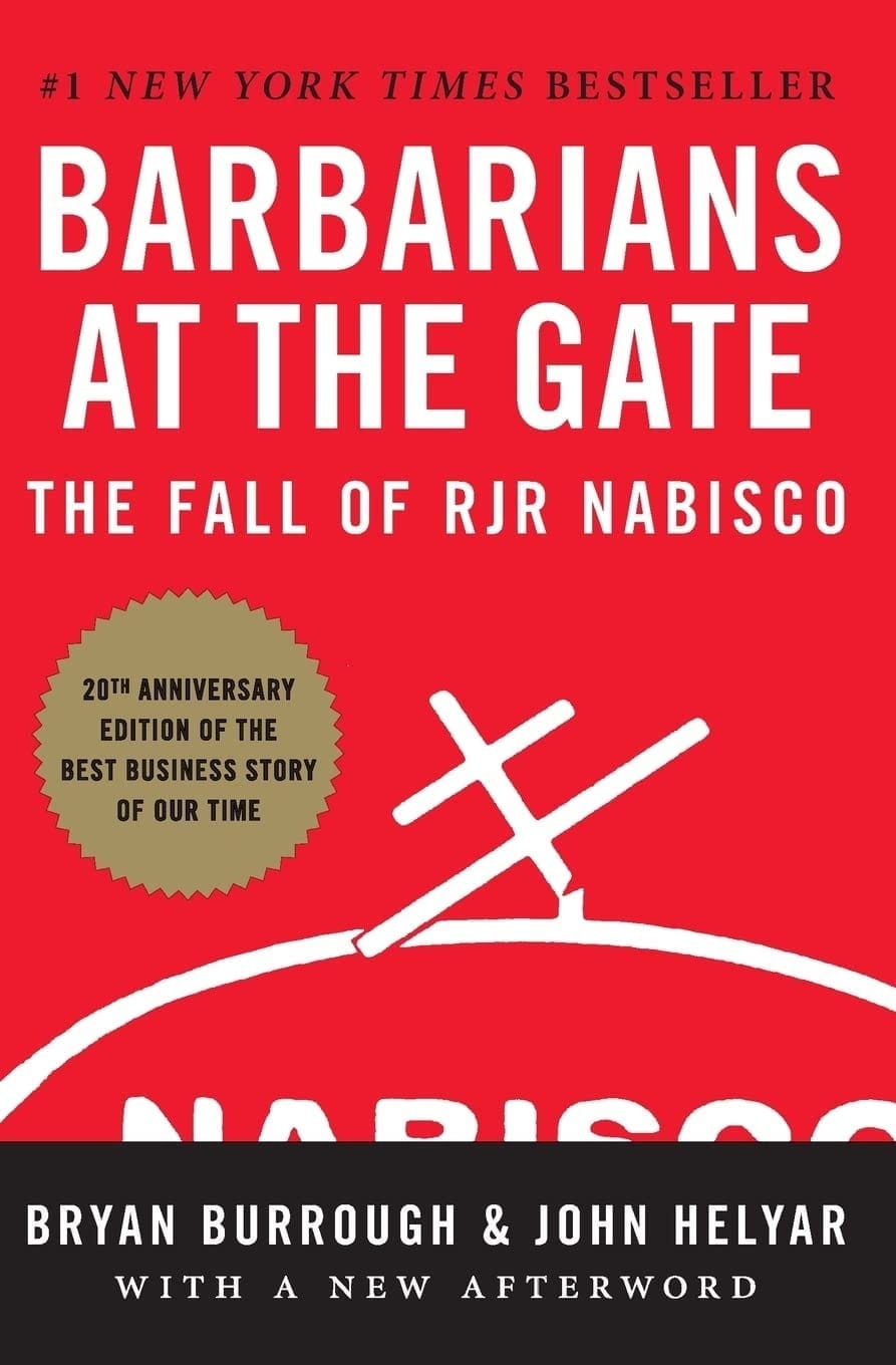 My review of Barbarians at the Gate